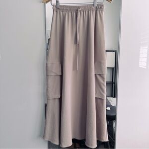 Zara Beige Maxi Skirt